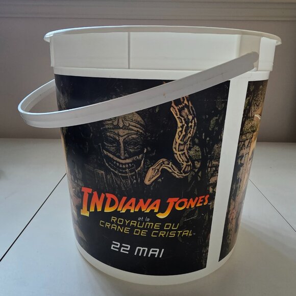 Vintage Indiana Jones and the Kingdom of the Crystal Skull Movie Bucket - Picture 4 of 6